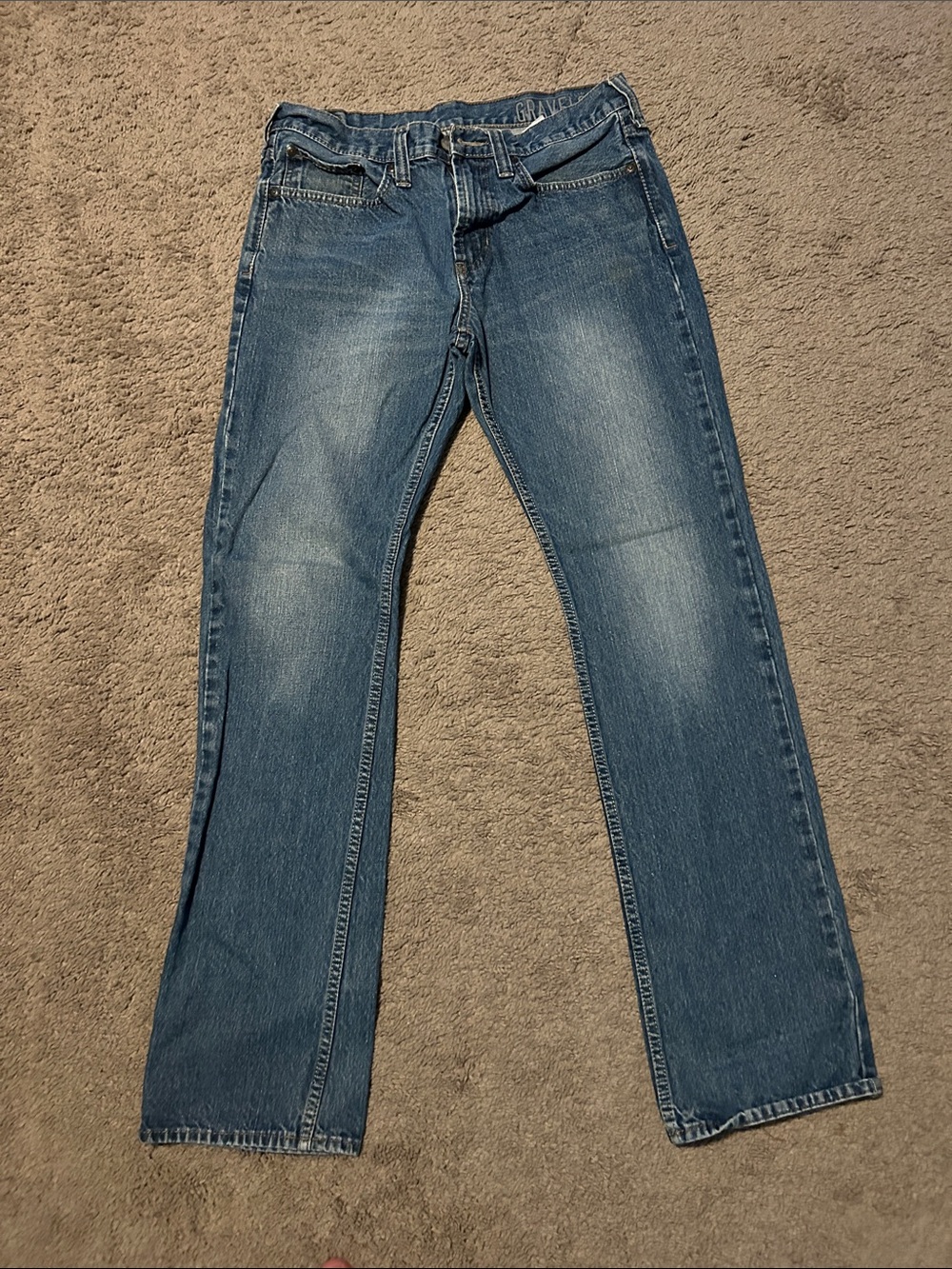 Bullhead Men's Slim Jeans in Blue Wash